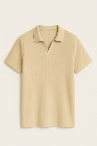 Herren Poloshirt – Waffelstruktur & Modern, Lässig & Komfortabel