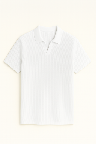 Herren Poloshirt – Waffelstruktur & Modern, Lässig & Komfortabel