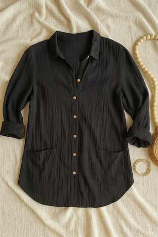 Damen Hemd – Button-Down, Leicht & Zeitlos, Sommerlich & Vielseitig