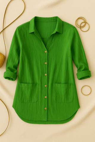 Damen Hemd – Button-Down, Leicht & Zeitlos, Sommerlich & Vielseitig