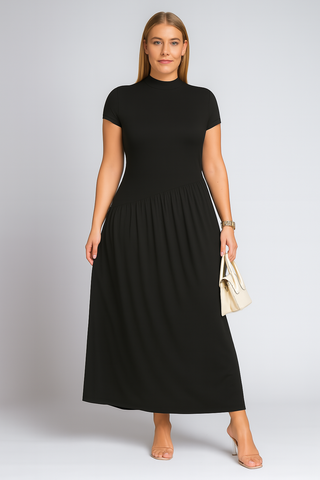 Damen Maxikleid – Asymmetrisch & Elegant, Figurbetont & Sommerlich