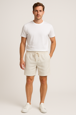 Herren Shorts – Gestreift & Sommerlich, Lässig & Bequem