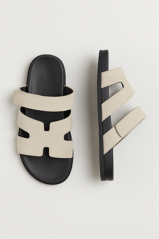 Herren Sandalen – Cut-Out Design, Bequem & Pflegeleicht