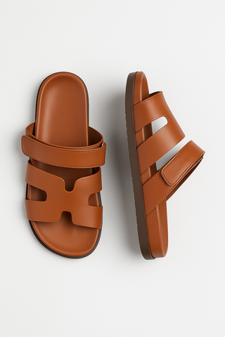 Herren Sandalen – Cut-Out Design, Bequem & Pflegeleicht