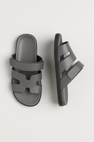 Herren Sandalen – Cut-Out Design, Bequem & Pflegeleicht