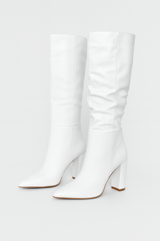 Damen Stiefel – Falten-Optik, Elegant & Vielseitig