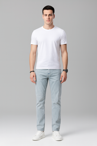 Herren Jeans – Slim Fit Straight Leg, Leicht & Vielseitig