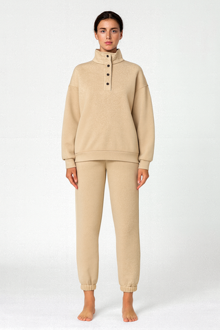 Damen Jogginganzug – Sweatshirt & Hose, Locker & Vielseitig