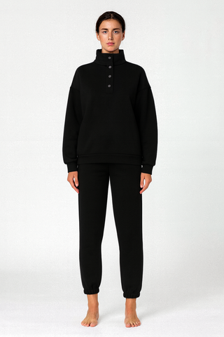 Damen Jogginganzug – Sweatshirt & Hose, Locker & Vielseitig