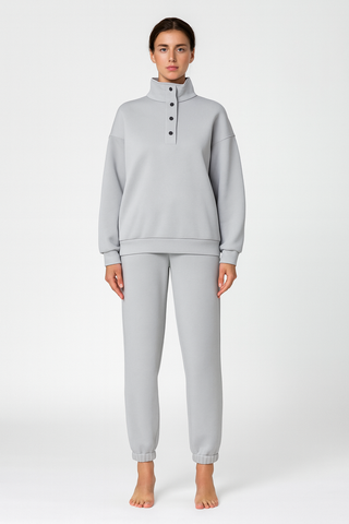 Damen Jogginganzug – Sweatshirt & Hose, Locker & Vielseitig