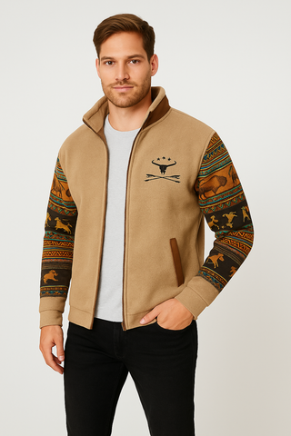 Herren Jacke – Retro Outdoor-Stil, Warm & Vielseitig