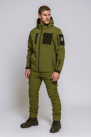 Herren Set – Softshell Zwei-teilig, Wasserfest & Winddicht