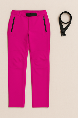 Damen Outdoorhose – Softshell mit Fleece, Warm & Funktional