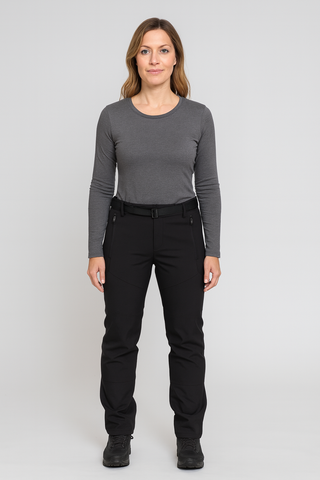 Damen Outdoorhose – Softshell mit Fleece, Warm & Funktional