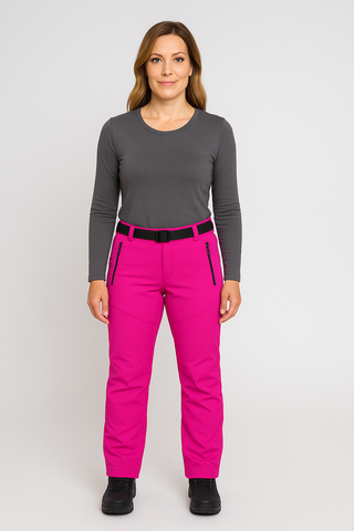 Damen Outdoorhose – Softshell mit Fleece, Warm & Funktional