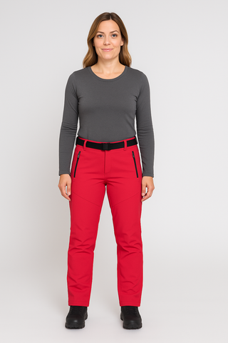Damen Outdoorhose – Softshell mit Fleece, Warm & Funktional