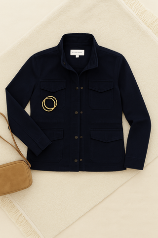 Damen Jacke – Anorak im Military-Stil, Funktional & Modern