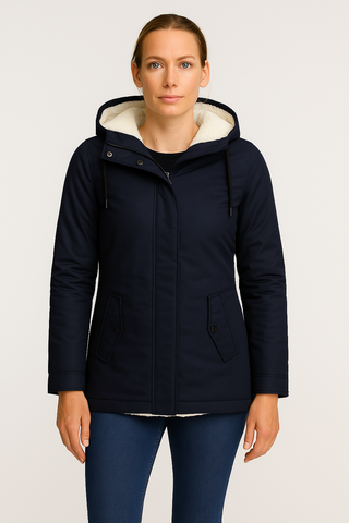 Damen Winterjacke – Kapuzenparka, Warm & Bequem