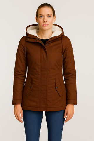 Damen Winterjacke – Kapuzenparka, Warm & Bequem