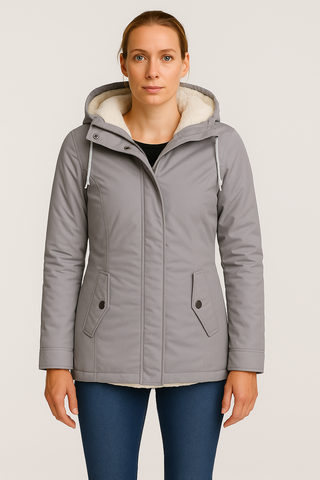 Damen Winterjacke – Kapuzenparka, Warm & Bequem