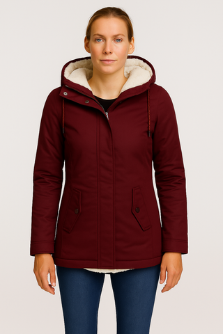 Damen Winterjacke – Kapuzenparka, Warm & Bequem