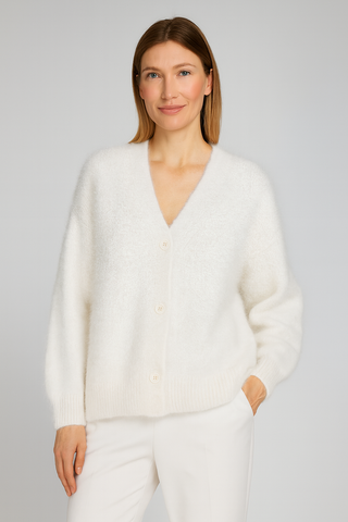 Damen Cardigan – V-Ausschnitt, Lässig & Bequem