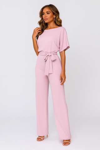 Damen Jumpsuit – Leinenmischung, Elegant & Vielseitig