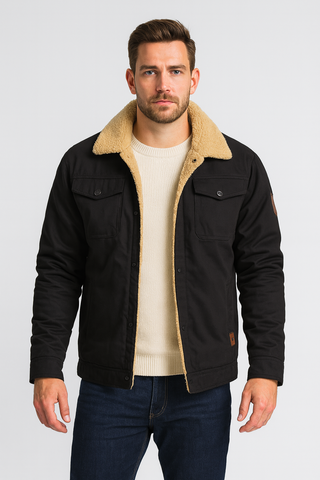 Herrenjacke – Vintage-Stil, warm und strapazierfähig