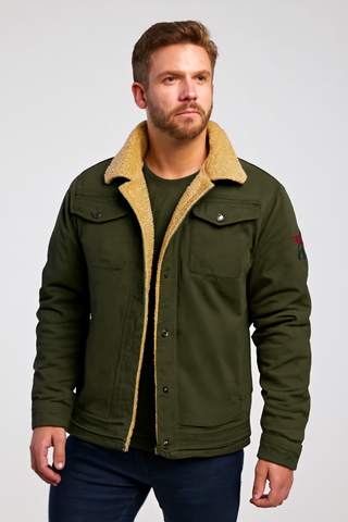 Herrenjacke – Vintage-Stil, warm und strapazierfähig