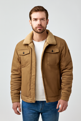 Herrenjacke – Vintage-Stil, warm und strapazierfähig