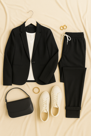 Damen Blazer-Set – Eleganter Zweiteiler, bequem & stilvoll