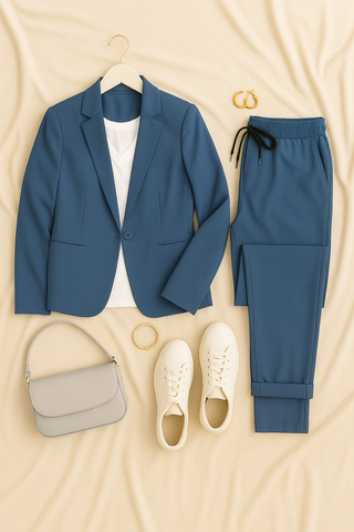Damen Blazer-Set – Eleganter Zweiteiler, bequem & stilvoll