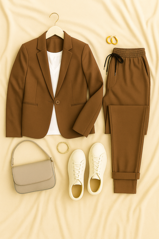 Damen Blazer-Set – Eleganter Zweiteiler, bequem & stilvoll