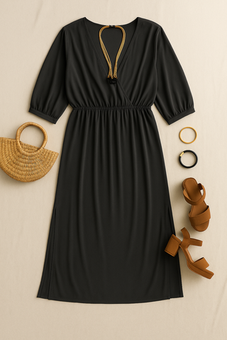 Damen Sommerkleid – Vintage-Stil, Elegant & Luftig