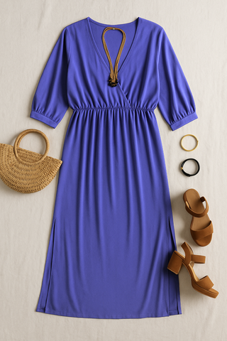 Damen Sommerkleid – Vintage-Stil, Elegant & Luftig