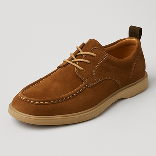 Herren Halbschuhe – Lederstil, Bequem & Atmungsaktiv