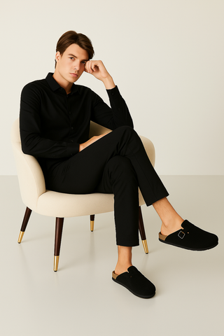 Herren Clogs – Wildleder-Design, ergonomisch & ultrabequem