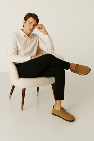 Herren Clogs – Wildleder-Design, ergonomisch & ultrabequem