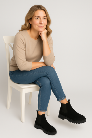 Damenstiefeletten – Warm gefüttert, bequem & vielseitig