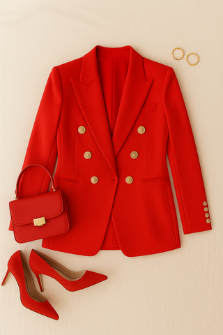 Damen Blazer – Vintage-Stil, elegant & luxuriös