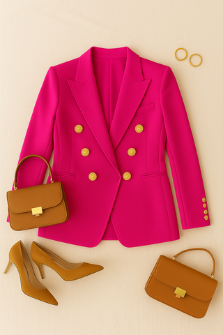 Damen Blazer – Vintage-Stil, elegant & luxuriös
