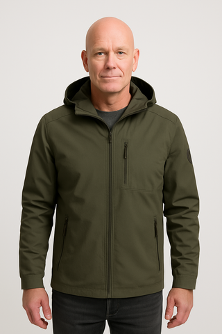 Herren Jacke – Urbaner Softshell-Stil, wasserdicht & atmungsaktiv