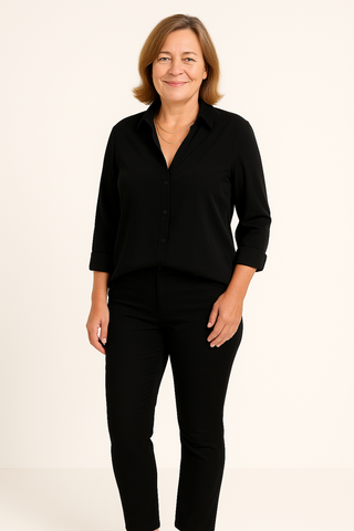 Damen Bluse – Chiffonstil, elegant & luftig