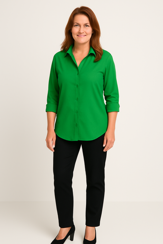 Damen Bluse – Chiffonstil, elegant & luftig