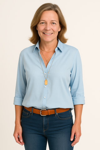 Damen Bluse – Chiffonstil, elegant & luftig