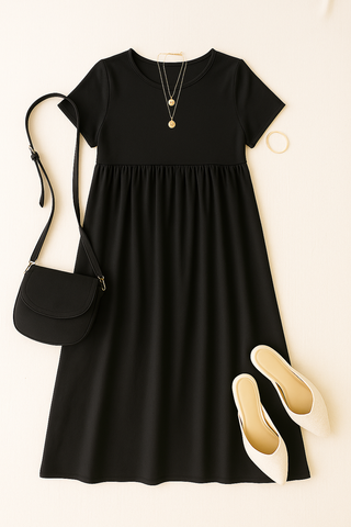 Damen Kleid – Boho-Stil, luftig & figurschmeichelnd