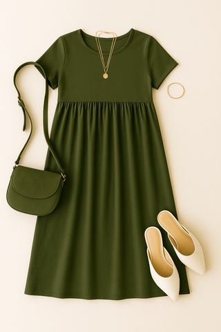 Damen Kleid – Boho-Stil, luftig & figurschmeichelnd