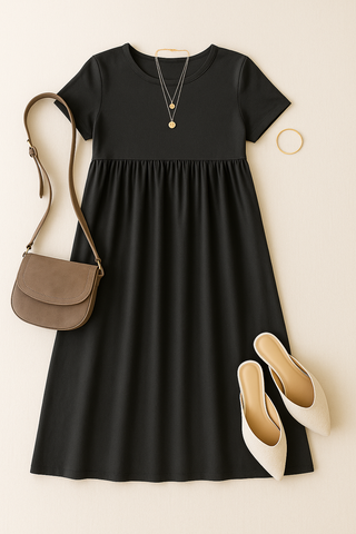 Damen Kleid – Boho-Stil, luftig & figurschmeichelnd