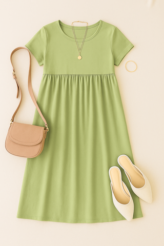 Damen Kleid – Boho-Stil, luftig & figurschmeichelnd