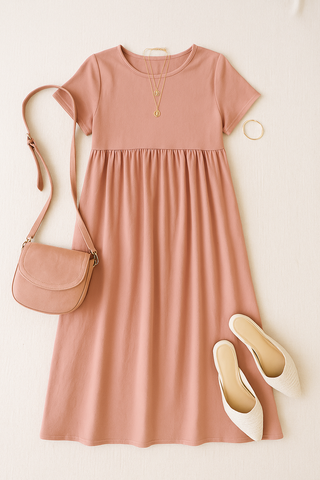 Damen Kleid – Boho-Stil, luftig & figurschmeichelnd
